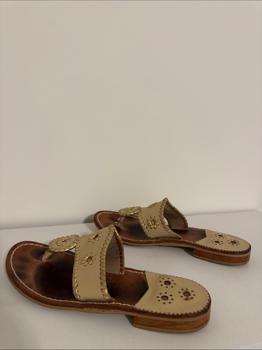 Jack Roger’s Women’s Hampton’s Nantucket Gold Sandal